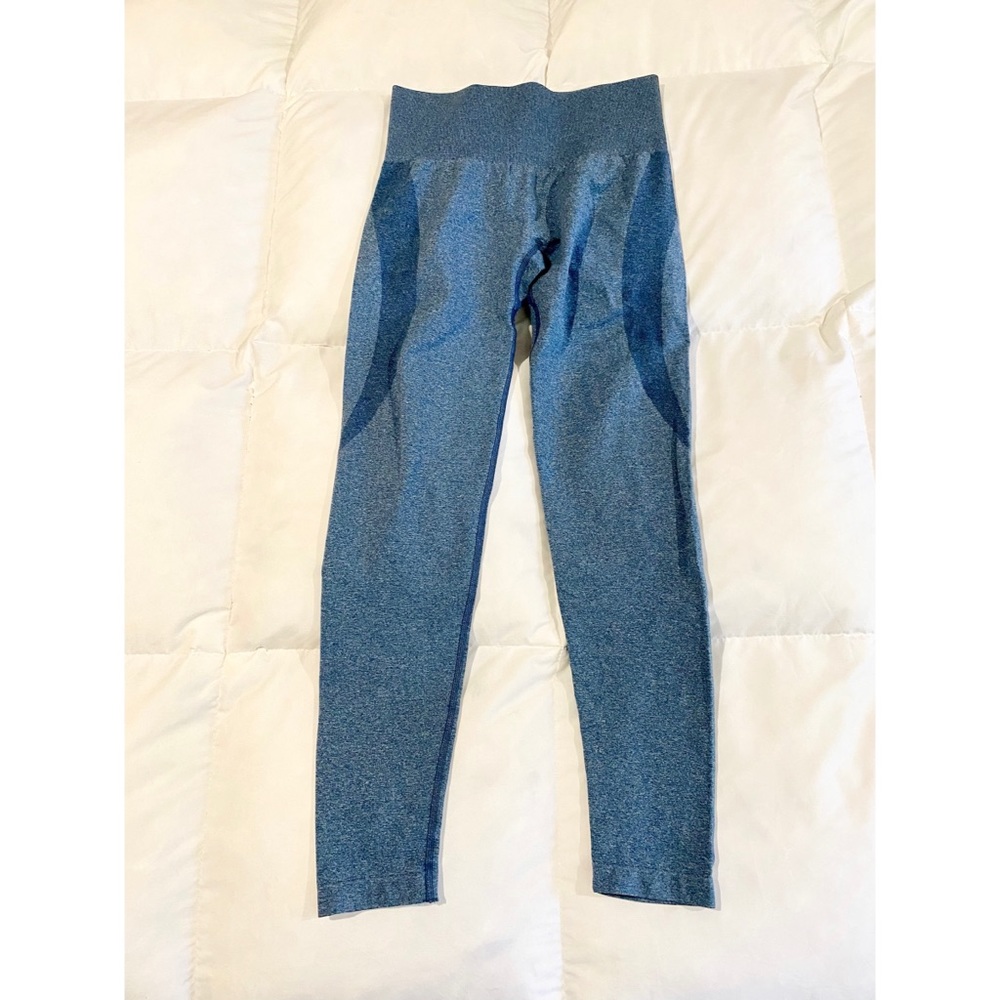 NVGTN Slate Blue Seamless Contour Leggings